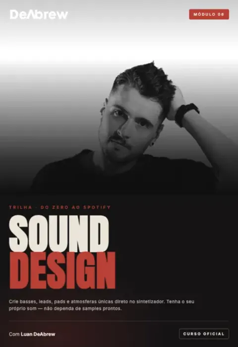 Capa do Módulo 06, Sound design